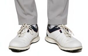 FootJoy Shoes Pro SL Golf Mens Size 11.5 Red White and Blue Accents Spikeless